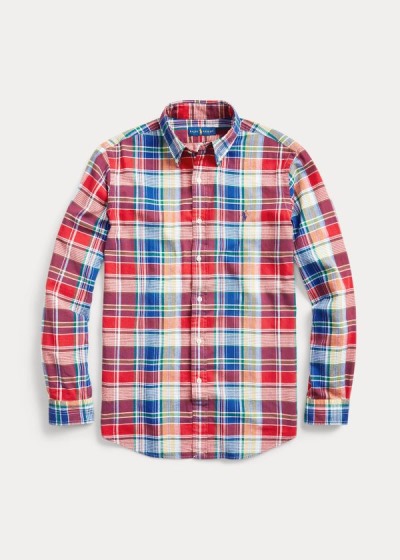 Men's Polo Ralph Lauren Classic Fit Madras Shirts | 945280HEC